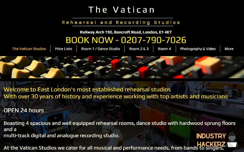 Vatican Rehearsal and Recording Studios