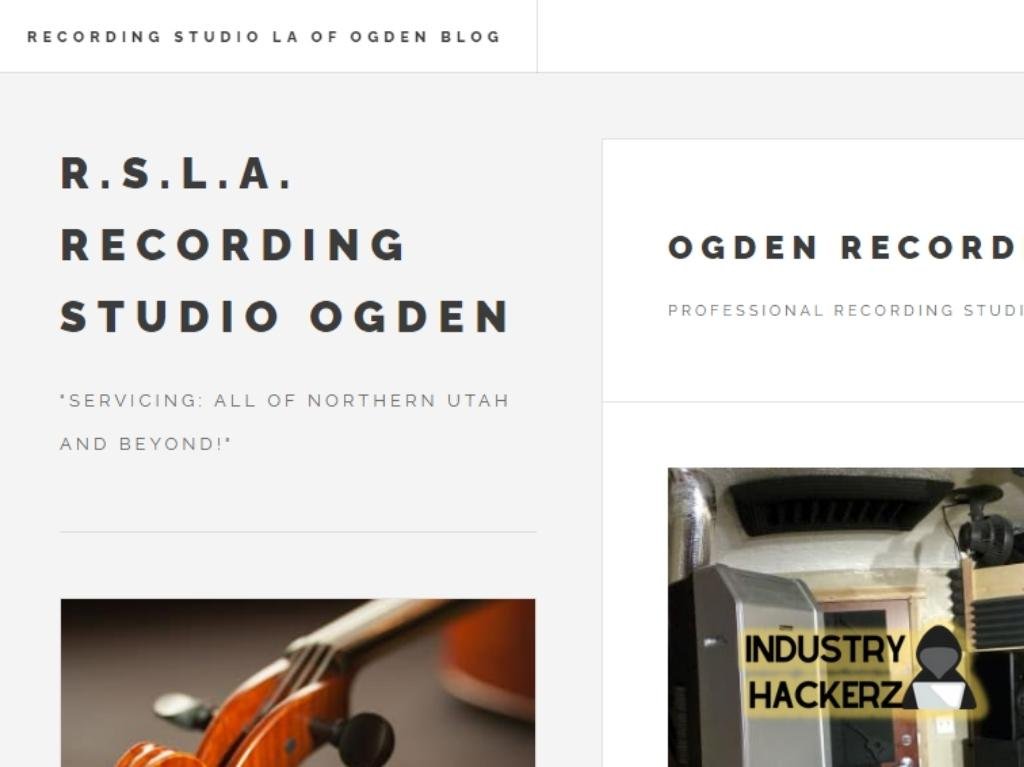 Recording Studio LA of Ogden