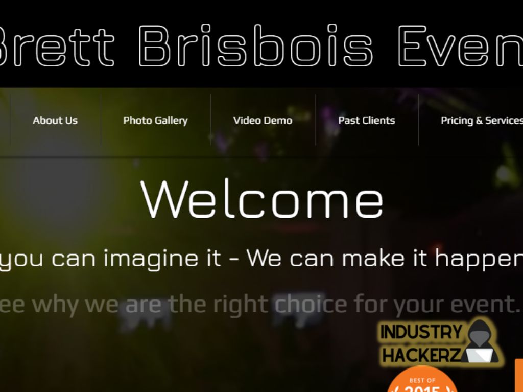 Brett Brisbois Events