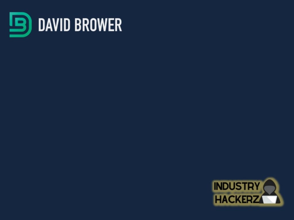 David Brower VO