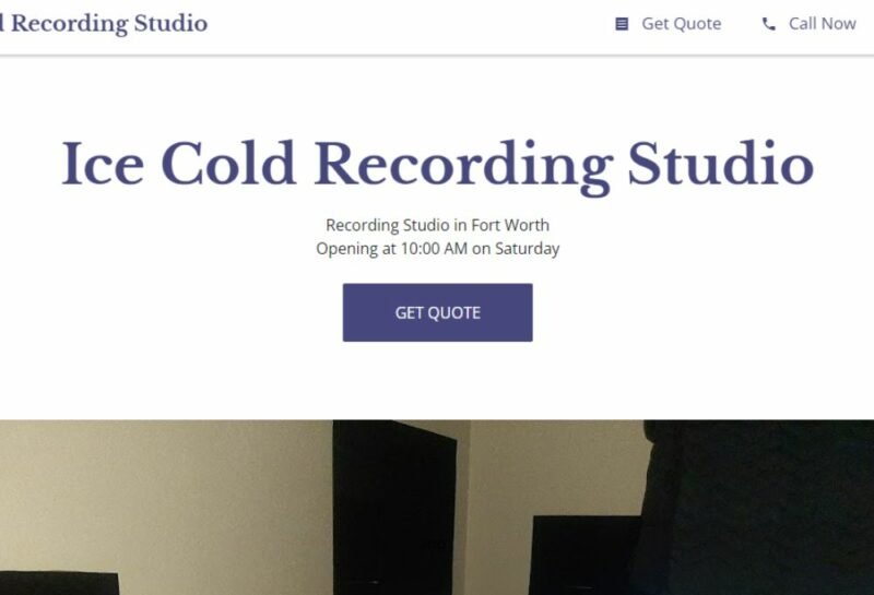Ice Cold Recording Studio