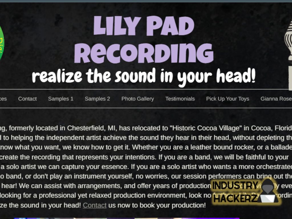 Lily Pad Recording