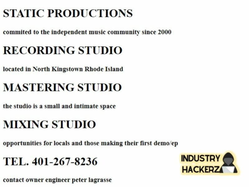 Static Productions