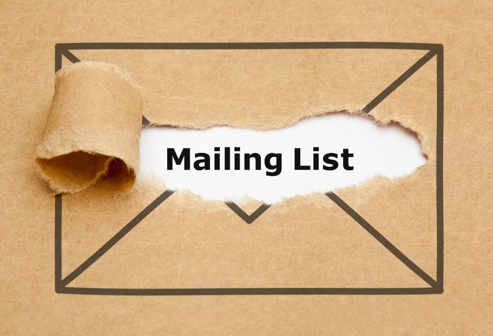 8. Build A Mailing List