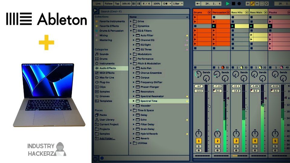 MacBook Air Running Ableton Live