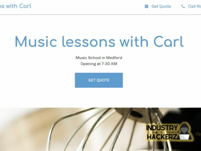 Music Lessons with Carl