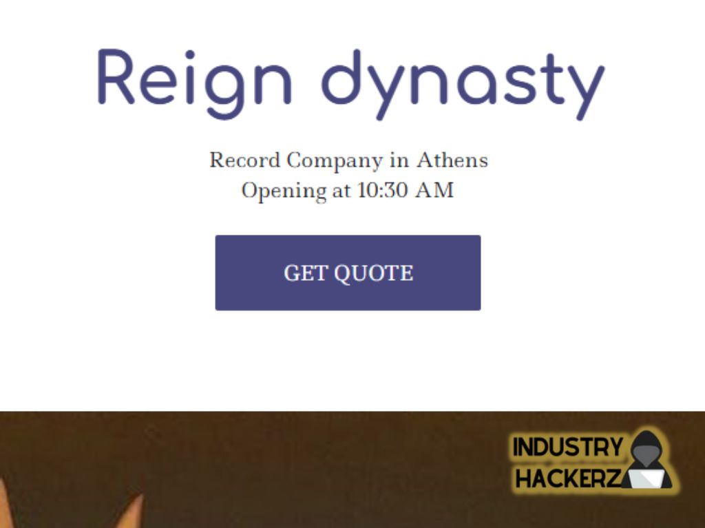Reign dynasty