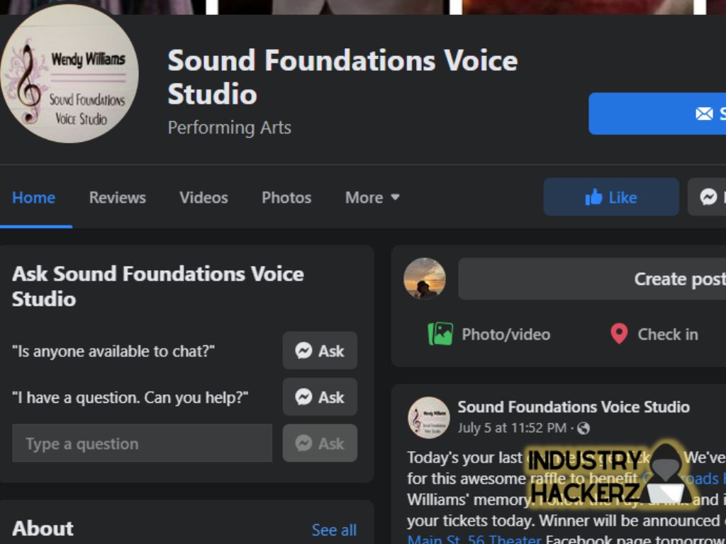 Wendy Williams Sound Foundations Voice Studio