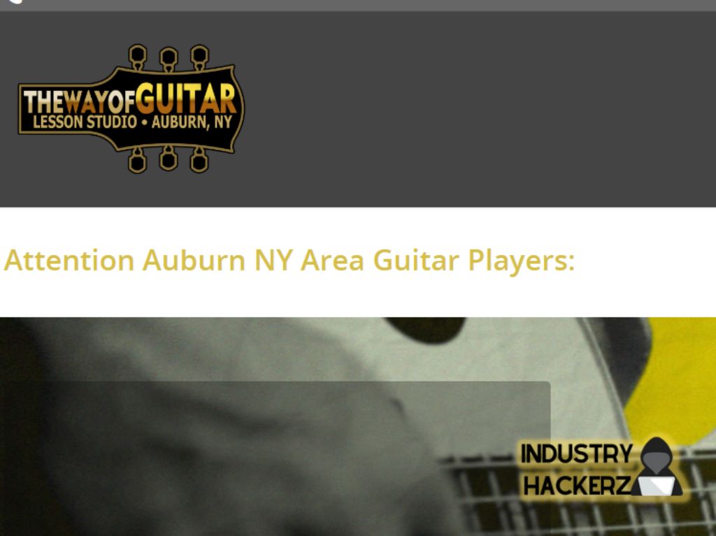 The Way Of Guitar - Guitar Lesson Studio