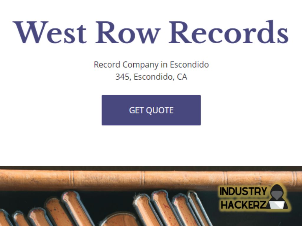 West Row Records