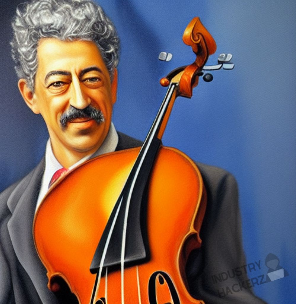 Fritz Kreisler photo-realistic detailed painting