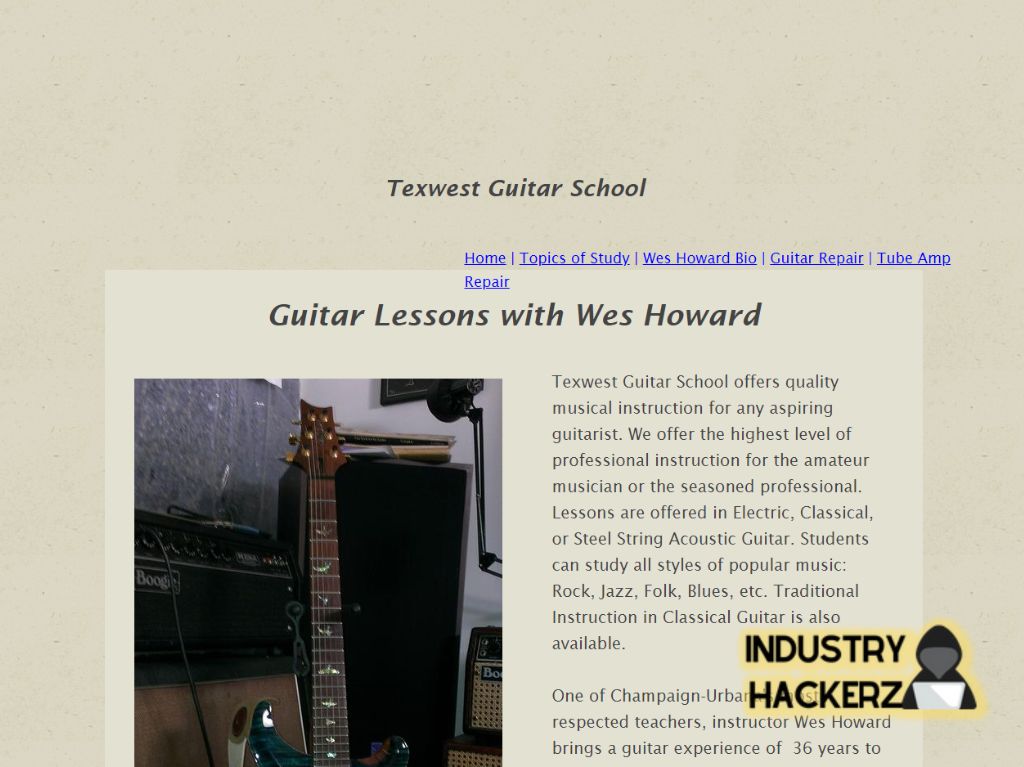 Guitar Lessons With Wes Howard