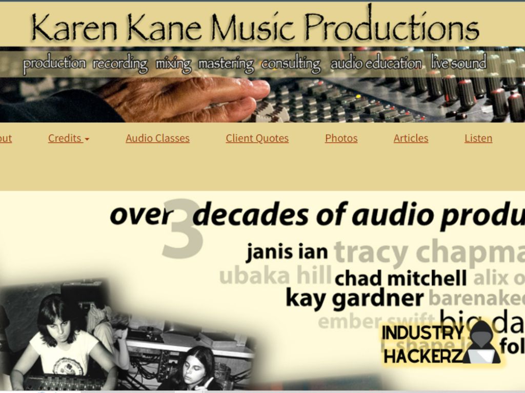 Karen Kane Music Productions and Wilmington Recording Studio