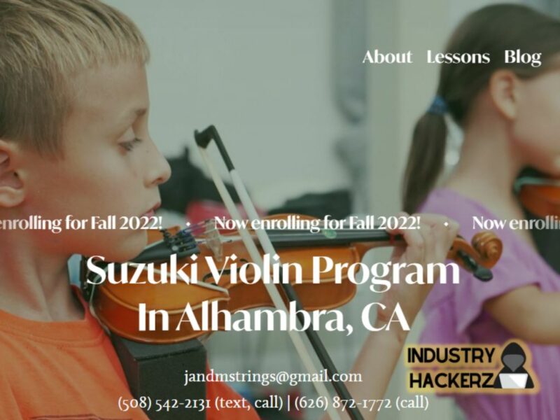 Suzuki Violin Program