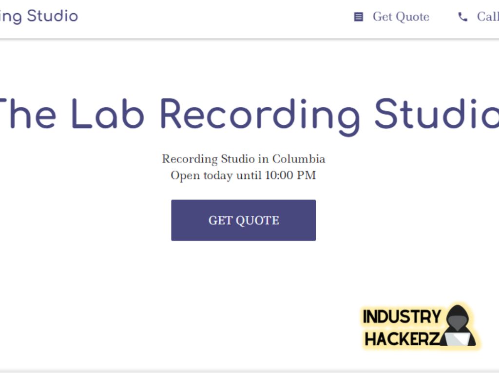 The Lab Recording Studio