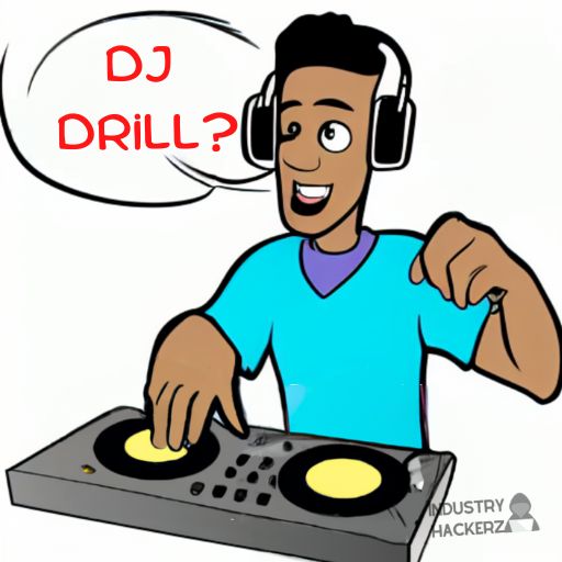 choosing your DJ name - Industry Hackerz original art