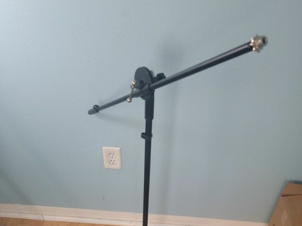 More About The On-Stage MS7701B Tripod Microphone Boom Stand