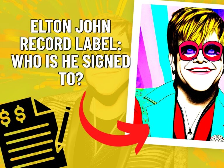 Who is Elton John Signed To?
