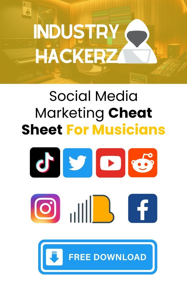 Industry Hackerz Social Media Marketing Cheat Sheet 210 × 320 mm