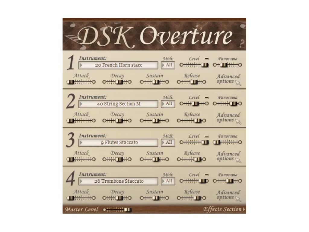 DSK Overture, Sonatina Symphonic Orchestra, and One Track Orchestra