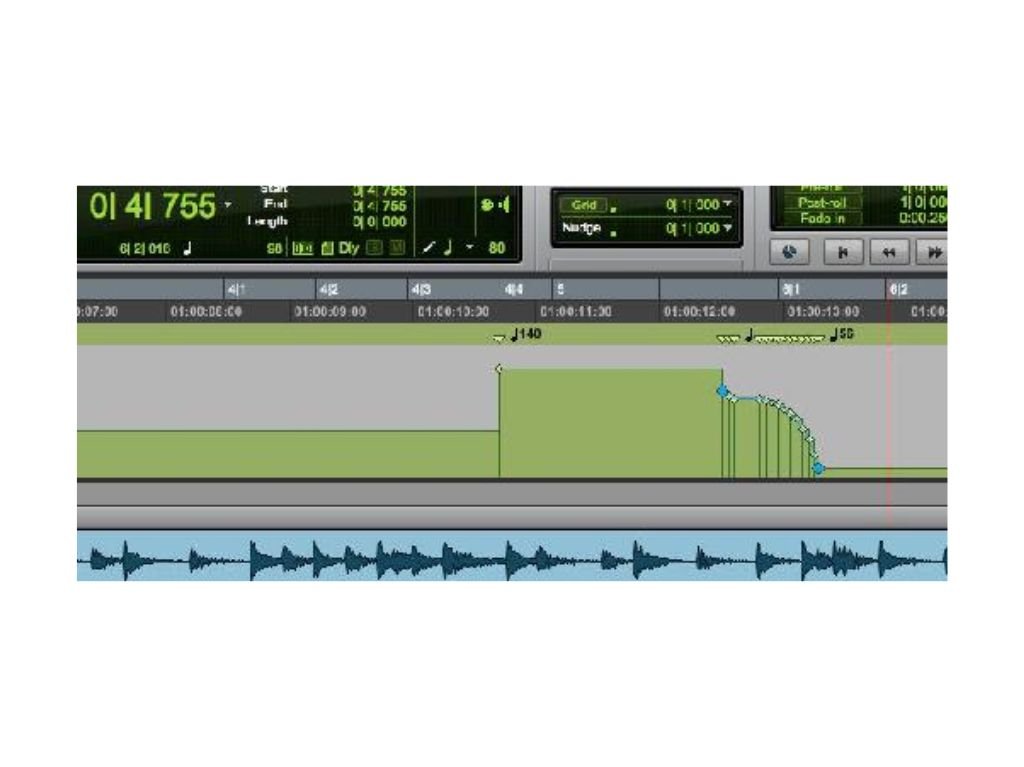 Adding Multiple Tempos with Track-Based Tap