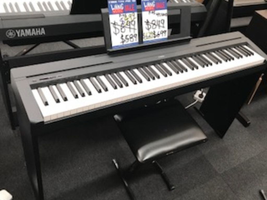 Yamaha P45's GHS Keyboard