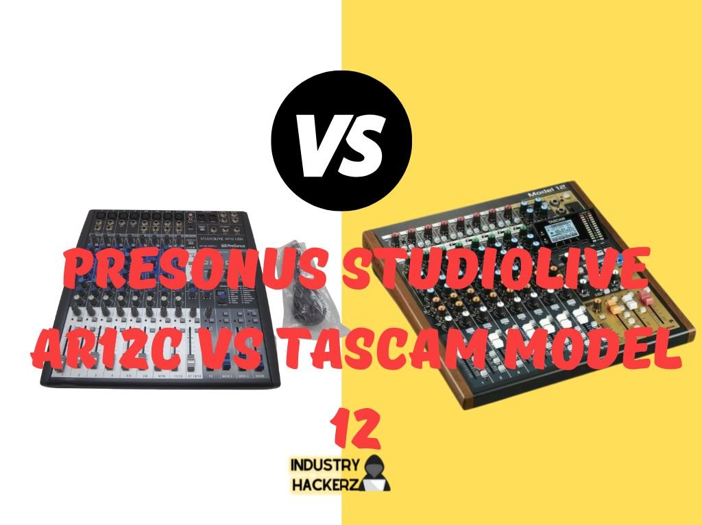 PreSonus StudioLive AR12C vs Tascam Model 12: Battle of the Compact Mixers for Ultimate Home Studio Experience