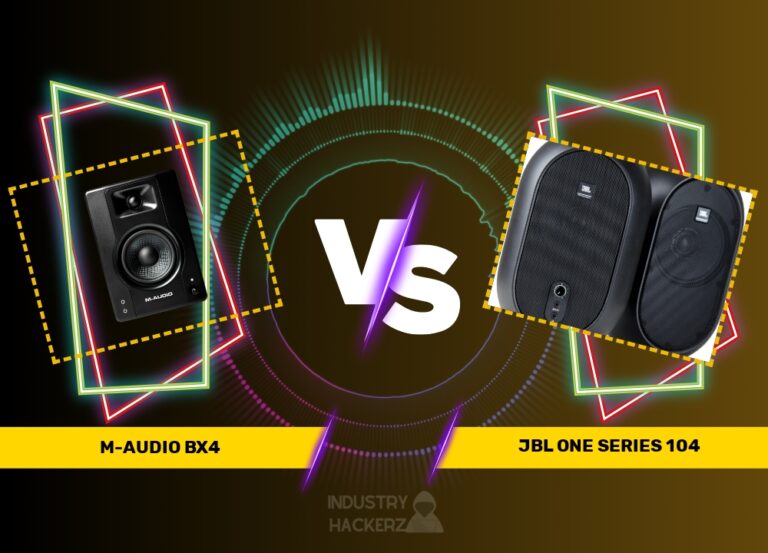 M Audio BX4 vs JBL One Series 104