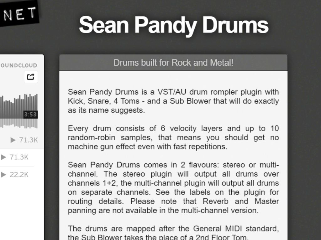 11. Sean Pandy Drums