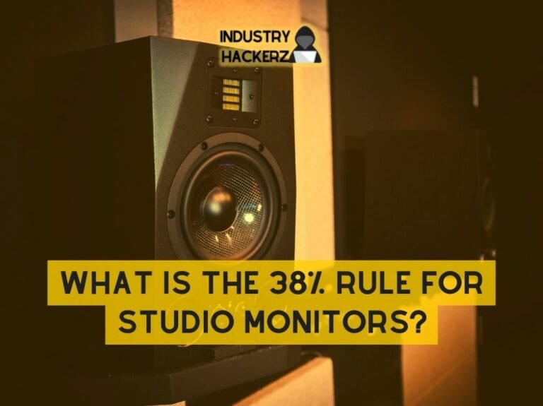 What is the 38 Rule for Studio Monitors