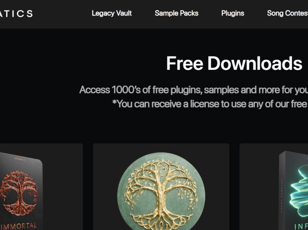 7. Cymatics Free Drum Samples