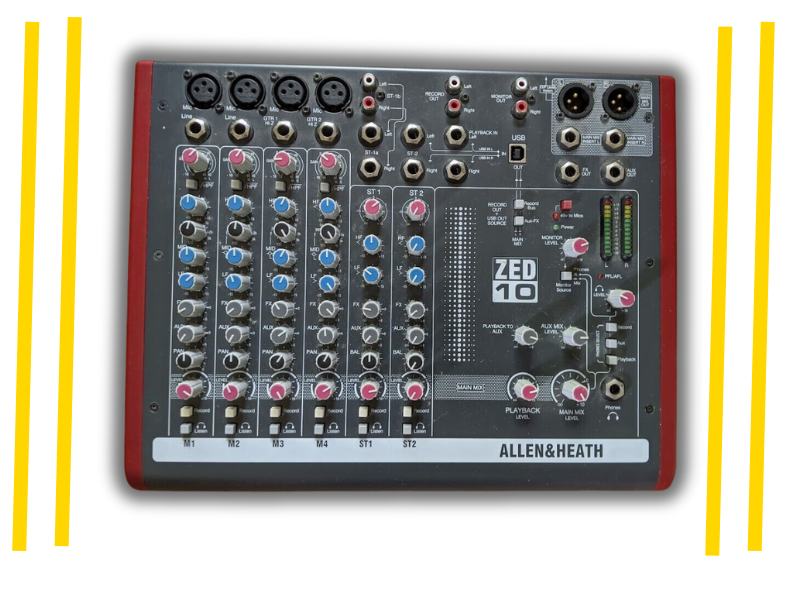 Allen Heath ZED 10FX Mixer 1