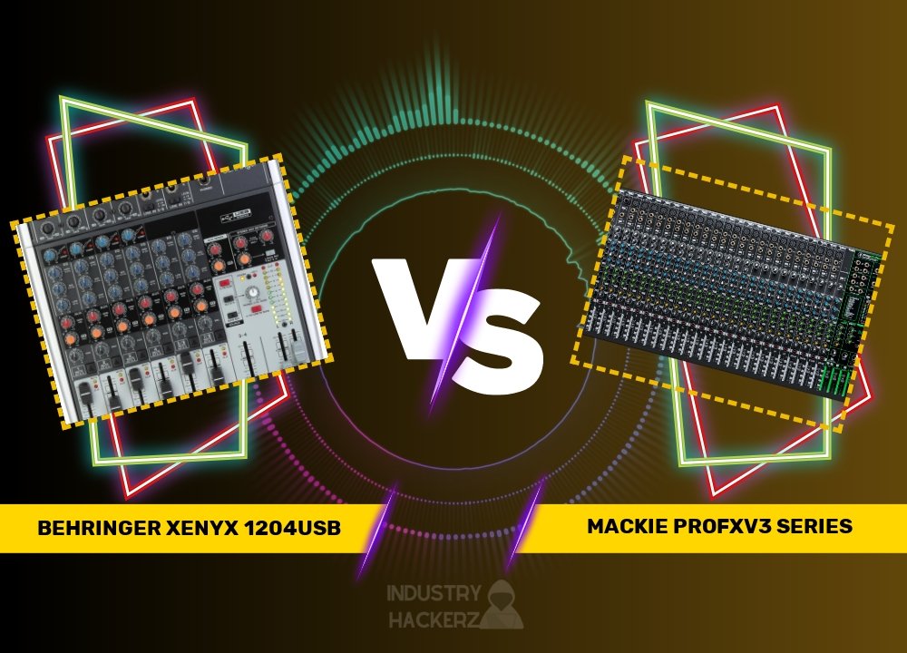 Behringer Xenyx 1204USB vs Mackie ProFXv3 Series: Comprehensive Mixer Comparison for Buyers (2024)