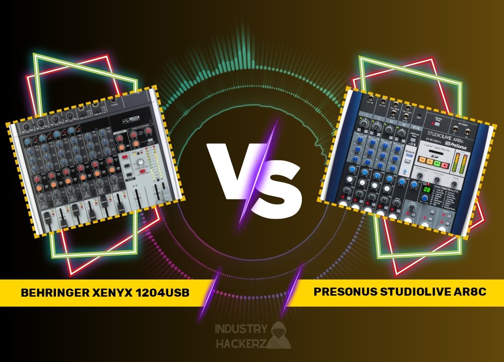 Behringer Xenyx 1204USB vs PreSonus StudioLive AR8c: Detailed Comparison and Buyer's Guide (2024)