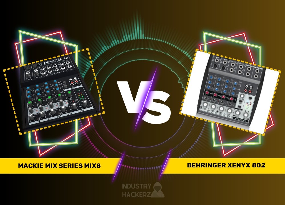 Mackie Mix Series Mix8 vs Behringer Xenyx 802: Comprehensive Mixer Comparison Guide (2023)
