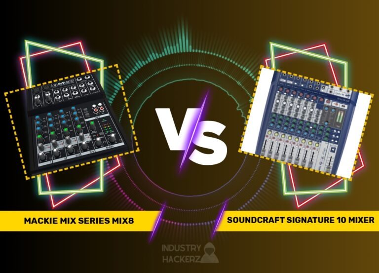 Mackie Mix Series Mix8 vs Soundcraft Signature 10 Mixer