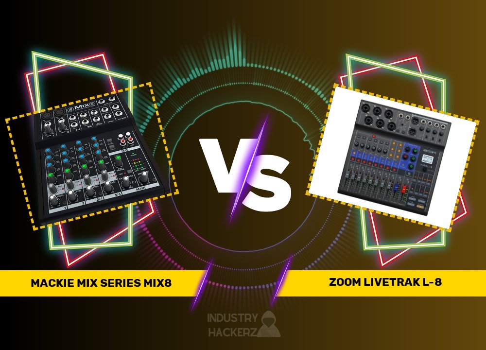 Mackie Mix Series Mix8 vs Zoom LiveTrak L-8: Comprehensive Mixer Comparison and Buying Guide (2024)
