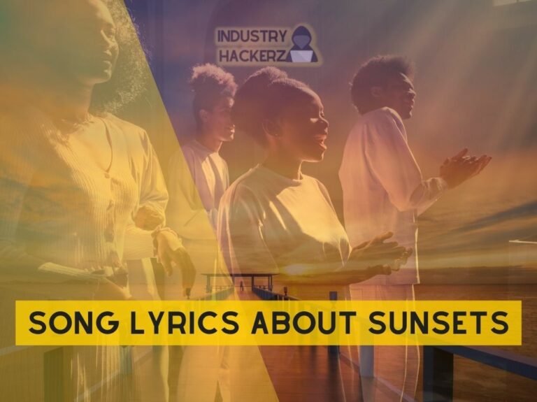 Song Lyrics About Sunsets 1