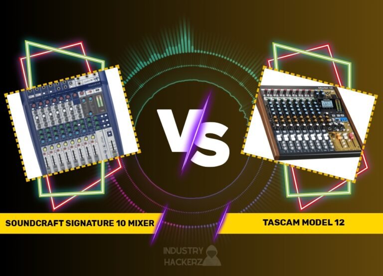 Soundcraft Signature 10 Mixer vs Tascam Model 12