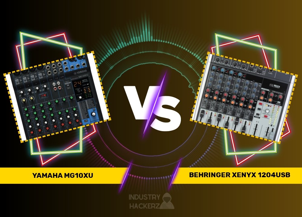Yamaha MG10XU vs Behringer Xenyx 1204USB: In-Depth Comparison and Buyers’ Guide (2023)