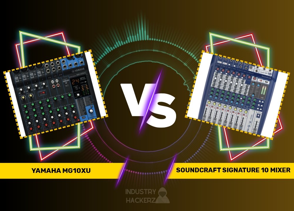 Yamaha MG10XU vs Soundcraft Signature 10 Mixer: In-depth Comparison and Buyer's Guide (2023)