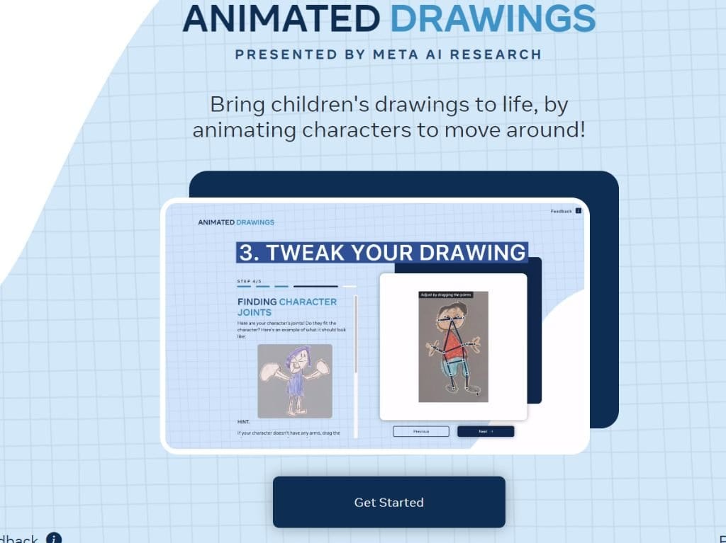 5. Animated Drawings