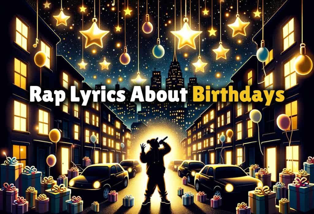 Rap Lyrics About Birthdays : Unique FREE-To-Use Kendrick, J Cole, 21 Savage, Eminem, Drake-Style