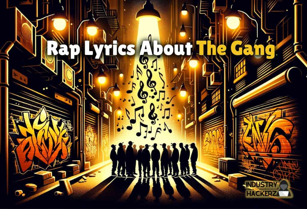 Rap Lyrics About The Gang : Unique FREE-To-Use Kendrick, J Cole, 21 Savage, Eminem, Drake-Style