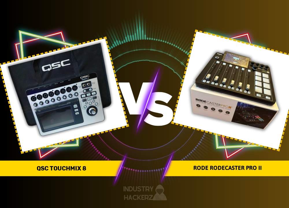 qsc touchmix 8 vs rode rodecaster pro ii